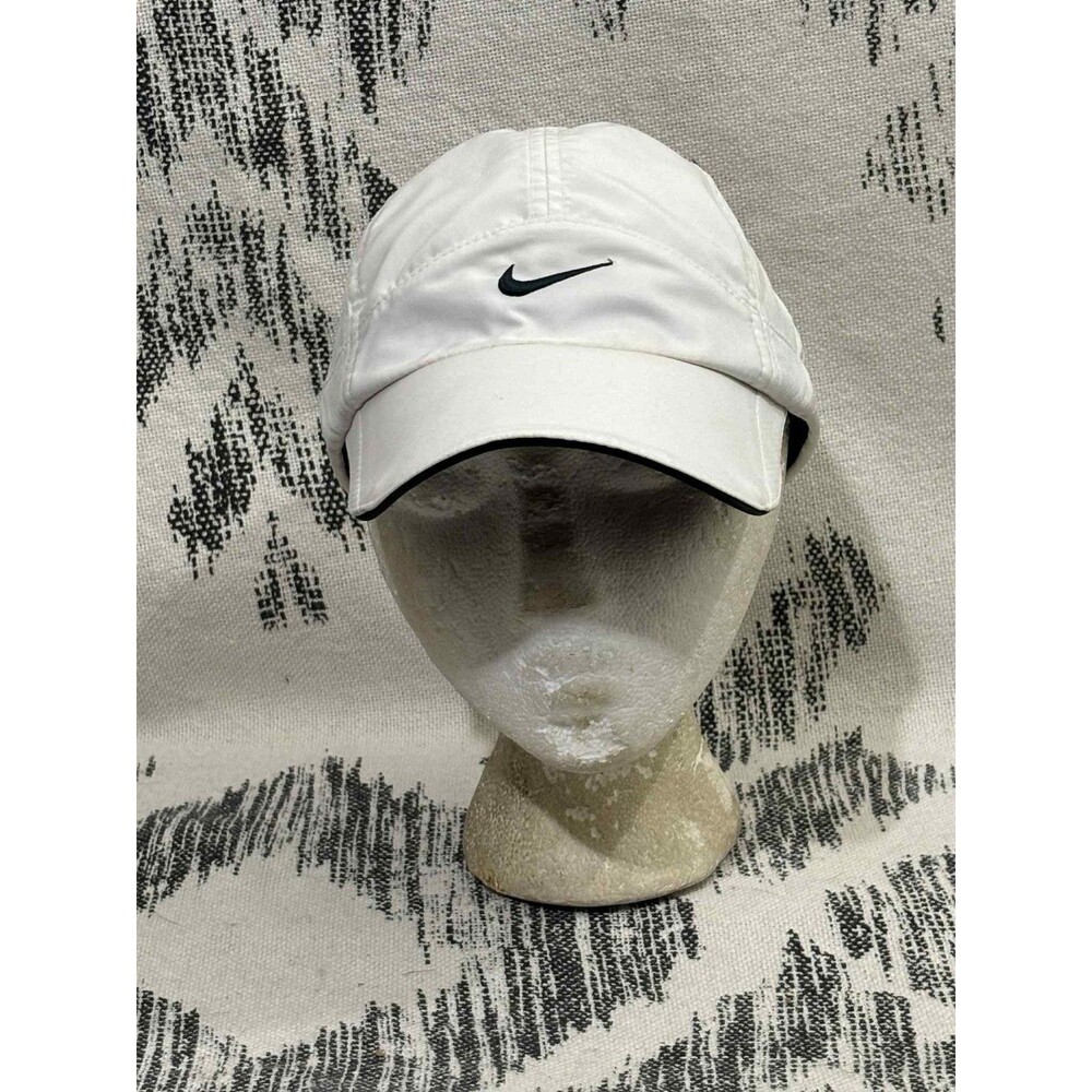 Vintage Y2K Nike Hat Cap Mens Strapback 7 Panel Nike Fit Dry Logo Adult Size